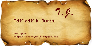 Török Judit névjegykártya